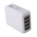 2.1A 4-Port USB Portable Travel AC Plug Home Wall Power Adapter Charger US A