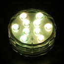 10 LED Lights RGB Submersible Waterproof Wedding Party Light Vase Base Flor L1N8