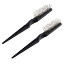 2pcs Hair Comb Brush, Cushion Base and Anti-static Stainless Steel Teeth