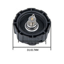 Outboard Engine Oil Tank Cap with Thread for Marine Fishing Boat Yacht Black