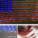 LED Flag Net Light American String Light For Festival Indoor Outdoor Decorat Gw