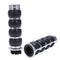 25 MM UNIVERSAL KNOB ALUMINIUM RUBBER HANDLE CUSTOM MOTORCYCLEBLACK X2K3