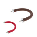 Bird Perch Nature Wood Stand for Small Medium Large Parrots - 2 Pcs Different