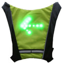 Yellow Led Wireless Cycling Vest 20L Mtb Bike Bag Turn Signal Led Light Ves