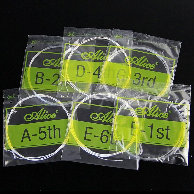 Alice Classical Guitar Strings A106 Clear Nylon Strings