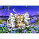 Three Kittens Diamond Painting Cross Stitch DIY Mosaic Embroidery Picture