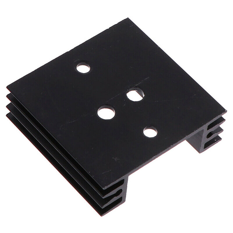 2Pcs 45x45x14mm TO3 Transistor Heat Sinks TO-3 Black Amumi Gw
