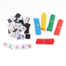 Wooden Counting Toys Math Counting Sticks Number & Alphabet Blocks Preschool