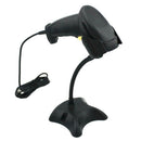 USB Barcode Scanner with Stand Long Barcode USB Port CCD Handheld Barcode S U1B1