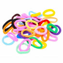 40 Pcs Assorted Colors Elastic Band Hair Tie Band Ponytail Holder Z1Y3
