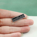 Creative Alphabet Board Brooch Badge Unisex Coat Shirt Lapel Pins (Style 1) A