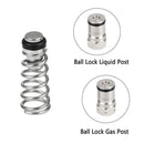 8 Pcs Poppet Valve,Universal Poppet Valve,Keg Poppet Valve,Ball Lock Poppet Q2X5