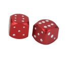 Cube Valve Caps Air Valve Caps Tire Valve For Car Truck Motorcycle Red
