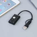 Type-C USB2.0 to Virtual 7.1 5.1 Bass Whirl Classic Multi Mode Sound Card