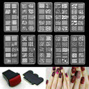 Nail Stamp Makeup Tattoo Nail Art Templates Stamp Nail Art Stamping Random F0D0