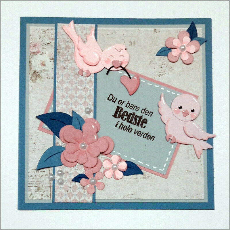 1 set Birds Metal Cutting Dies Stencil DIY Scrapbooking Embossing Card Craft