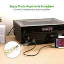 3.5mm Stereo Socket To 6.35mm Headphone Audio Mono Socket AUX Converter