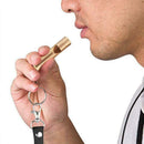 Loudest Brass Whistle Emergency Whistle Outdoor Survive With Key-Chain X6K3
