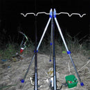 1.2 M Aluminum Alloy Telescopic Fishing Tripod Outdoor Fishing Rod Support