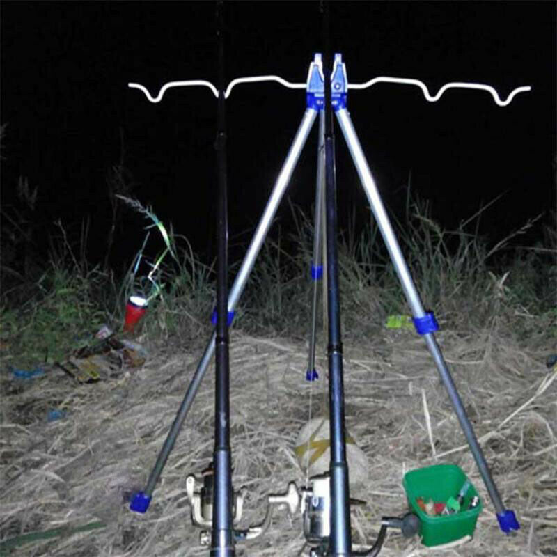 1.2 M Aluminum Alloy Telescopic Fishing Tripod Outdoor Fishing Rod Support