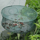 Automatic Fishing Net Trap Cage Round Shape Open For Crab Lobster Crayfish L4T7