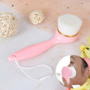 Fiber Face Clean Wash Facial Pore Deep Cleansing Mild Brush Soft Handle Brush Kw
