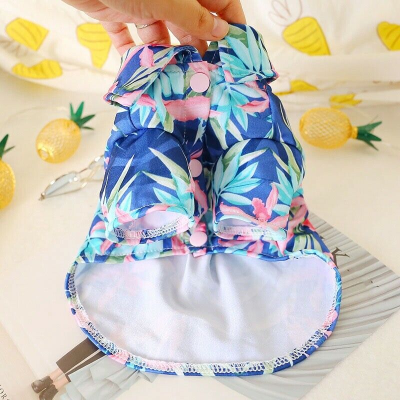 Summer Cooling Puppy Cat Vest For Small Dogs Beach Vest Short Sleeve Pet Cl F9Y9