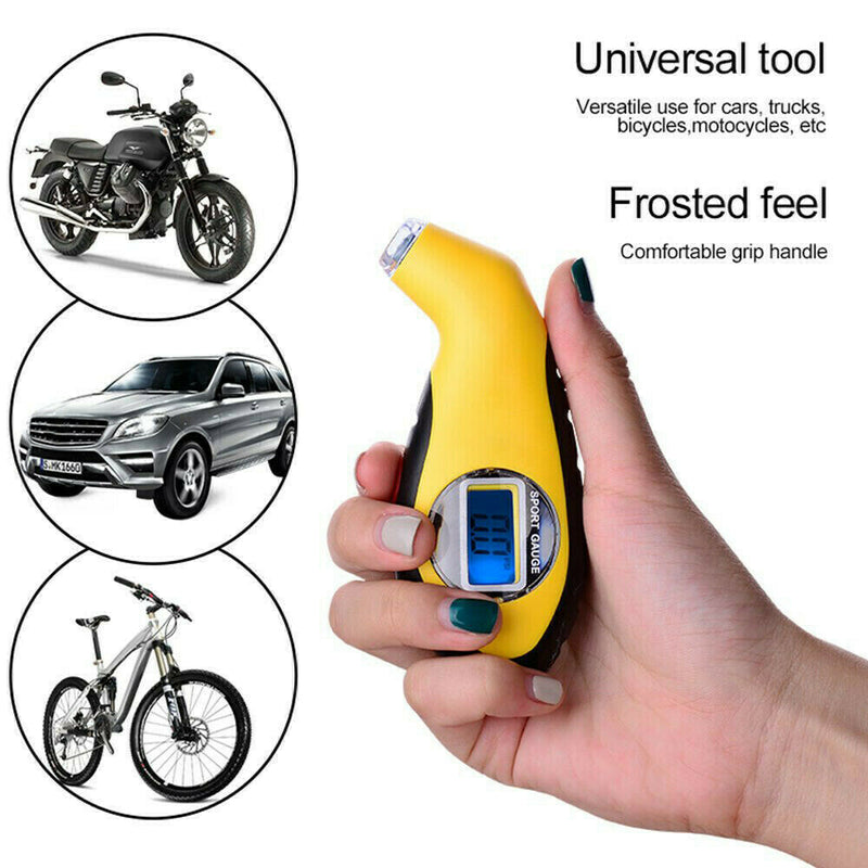 Tire Pressure Guage Digital Car Bike Truck Auto Air PSI Meter Tester Tyre Gauge