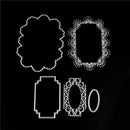 5pcs Hollow Border Metal Cutting Dies For DIY Scrapbooking Album Paper Card LJ