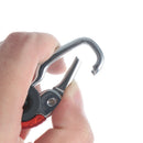 Keychain key ring hook outdoor stainless steel buckle carabiner climbing ran ME
