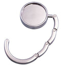 1Pc Portable Folding Alloy Purse Handbag Bag Hanger Hook Holder Table HookFT