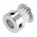 Aluminum GT2 16 Teeth 6mm Bore Timing Belt Pulley Flange Synchronous Wheel  Z4M7