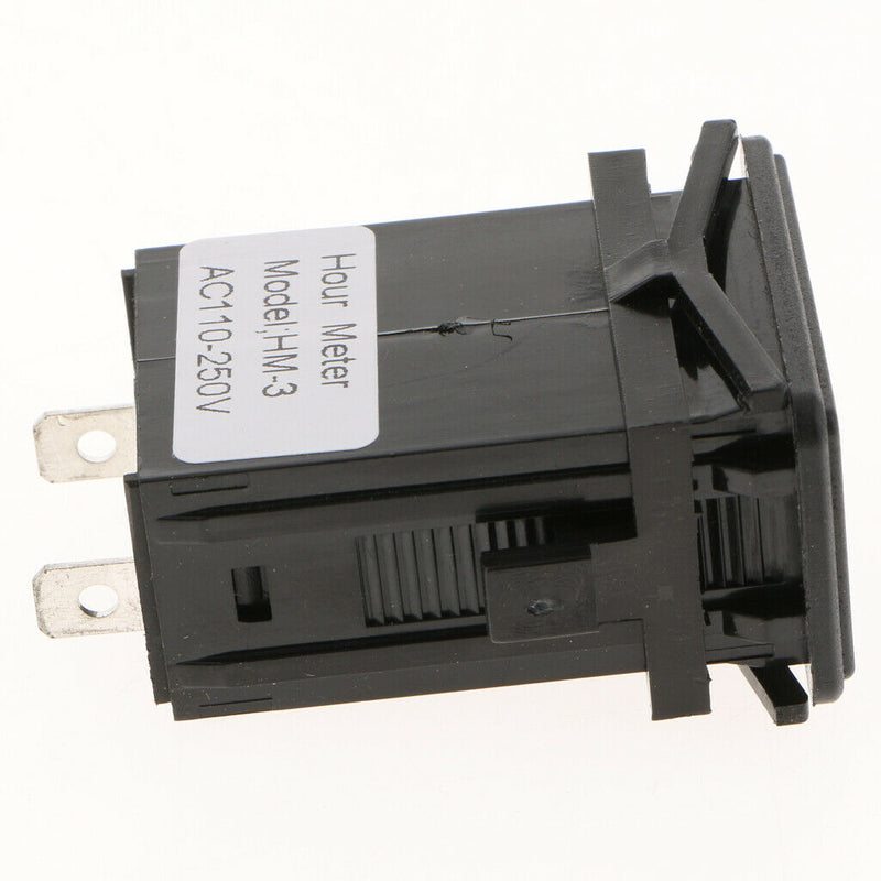 Mechanical Hour Meter Gauge Professional Engine Hourmeter AC110-250V for Boat