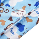 Baby cloth waterproof diaper bag Reusable washable diaper Double zip closur
