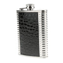 8oz Portable Stainless Steel Liquor Hip Flask Russia Camping Flagon Black