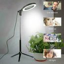 LED Studio Ring Light Photo Video Dimmable Lamp Light Phone Camera Tripod S3D8