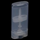 15ml DIY Clear Empty Oval Flat Tubes Deodorant Lip Balm Containers Empty Bott Gw