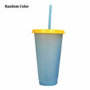 5 Cups Color Changing Cold Reusable Temperature Color Changing Cup G4D3