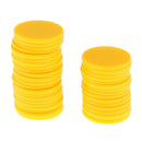 200 Pieces Casino Game Plastic Chips Bingo Markers Tokens for Party Bar Board