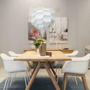 Retro Nordic Pinecone Lamps Modern Wooden Modern DIY  Puzzle Bedroom Art