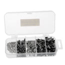 500Pcs High Strength Fishing Crimps Sleeves Full Size Kit Leader Rigging Tackle