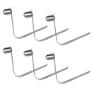 1 Set 6 Kayak Canoe Paddle Spring Snap Button Clips Tent Pole Retaining Clips