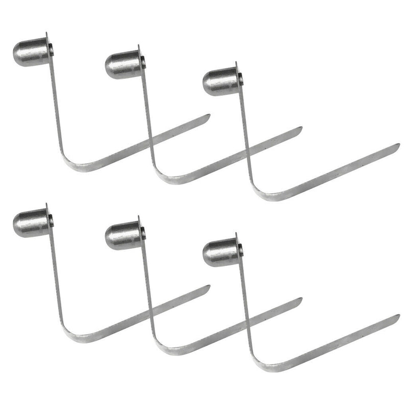 1 Set 6 Kayak Canoe Paddle Spring Snap Button Clips Tent Pole Retaining Clips