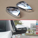 Chrome Car Styling Side Mirrors Glossy Pairs Cover Accessories for Peugeot