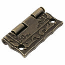 Retro Style Housing Jewel Case Drawer Cabinet Hinge Bronze Tone 4 Pcs U9G1