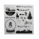diy christmas winter transparent clear stamp for diy scrapbooking card making JR