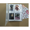 Album Slip-in 160Pocket Postcard Stamp Storage Sleeve Ticket Holder 4 Per Page