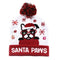 Colorful LED Light Christmas Hat Snowman Luminous Knitted Cap Beanie (D) A