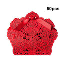 50pcs Luxury Sweet Cake Gift Candy Boxes Table Decoration Wedding Party KFZ