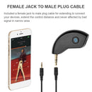 Wireless Bluetooth 4.2 Audio Receiver 3.5mm Jack AUX Adapter Built in Microphone